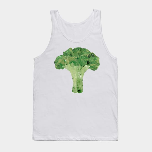 Broccoli Tank Top by Babban Gaelg